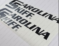 Carolina Skiff Boat Logo Decals Set of 2